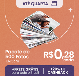 TOP Ofertas #3 - Oferta promocional de 500 fotos 10x15cm para revelação.